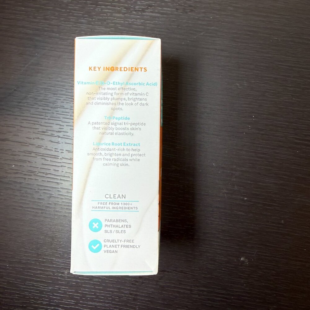 🔥 $15 SALE BLISS Bright Idea Brightening Serum  Vitamin C & Peptides NIB - Picture 3 of 5